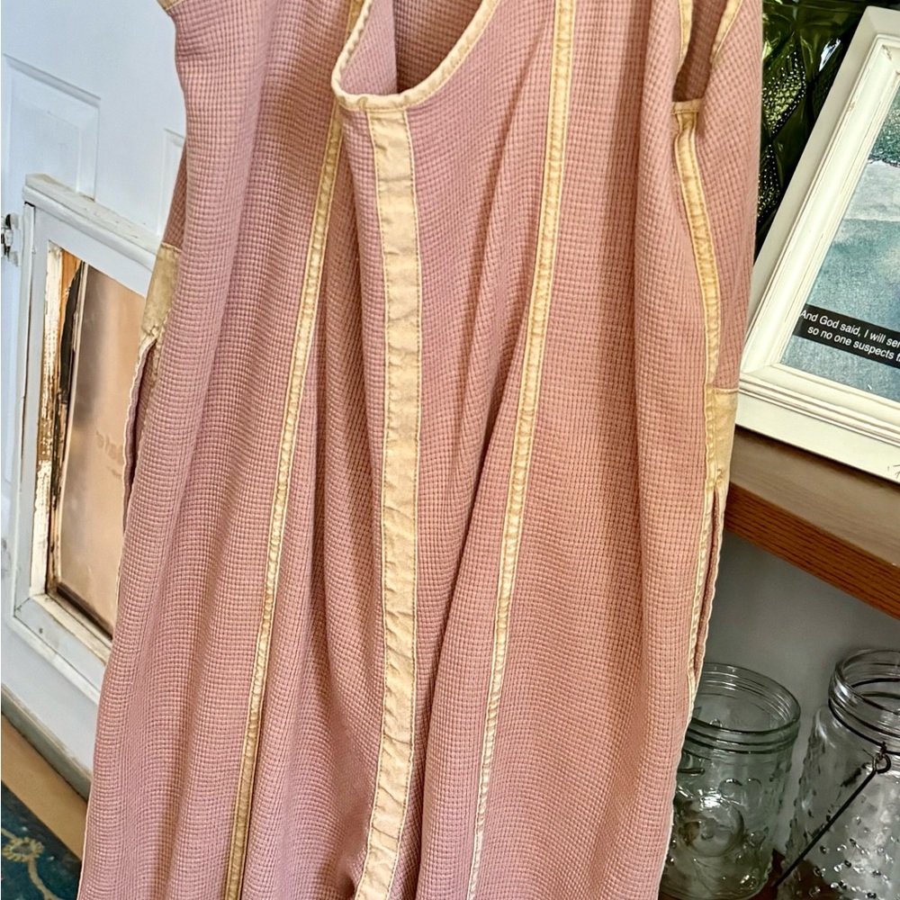Pink and Yellow Sleeveless Dress